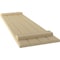 Ekena Millwork Americraft 4-Board (2 Batten) Wood Joined Board-n-Batten Shutters w/Ellipt Top, ARW101BE414X77NTH, PR ARW101BE414X77NTH - alternate 9